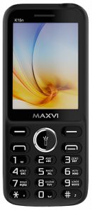 Телефон MAXVI K15n, черный