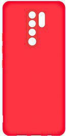 Чехол силиконовый с микрофиброй BoraSCO Soft Touch iPhone 14 Plus, красный