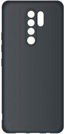 Чехол силиконовый с микрофиброй BoraSCO Soft Touch Xiaomi Poco M5s, черный