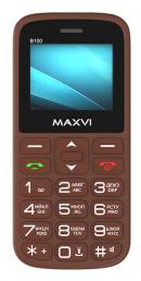 Телефон MAXVI B100, коричневый