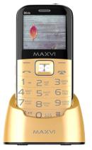 Телефон MAXVI B6ds, золотой