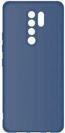 Чехол BoraSCO Soft Touch Xiaomi Redmi Note 9T, силиконовый, синий