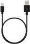фото Кабель Maxvi (MC-01L) micro USB, 1м, 2A, удлиненный разъем, черный