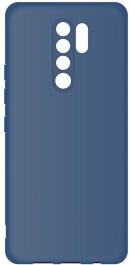 Чехол силиконовый с микрофиброй BoraSCO Soft Touch Samsung Galaxy A25, синий