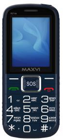 Телефон MAXVI B21 DS, синий
