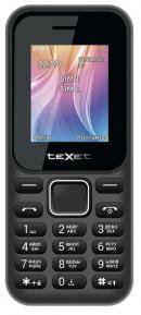 Телефон teXet TM-123, черный