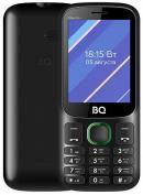 Телефон BQ 2820 Step XL+, черный/зеленый