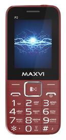 Телефон MAXVI P2, красный