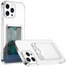Чехол NEYPO Poket iPhone 14 Pro Max силиконовый с кармашком, прозрачный