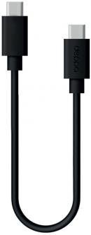 Кабель Deppa (72302) USB-C - USB-C 1,2 м, 3A, черный