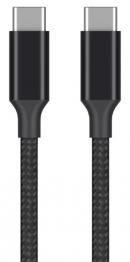 Кабель Axxa (7265) USB-C - USB-C, 1 м, черный