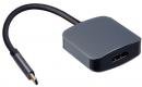 Адаптер Perfeo (B4661) USB 3.1 USB-C (M) - HDMI (F), черный
