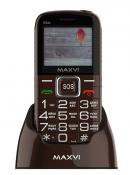 Телефон MAXVI B5ds, коричневый