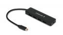 Хаб Gembird UHB-C424 USB 3.0, 4 порта с дополнительным питанием, черный