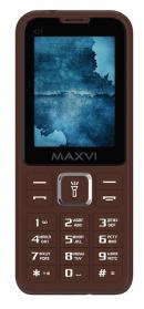 Телефон MAXVI K21, коричневый