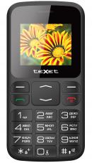 Телефон teXet TM-B208, черный