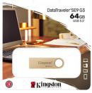 Флешка Kingston DataTraveler SE9 G3 64 ГБ, золотистый