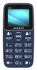 Телефон MAXVI B110, 2 SIM, синий