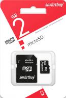 Карта памяти MicroSD 2Gb SmartBuy