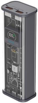 Внешний аккумулятор Deppa (33660) NRG Turbo Crystal 30000 mAh, черный