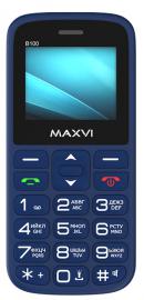 Телефон MAXVI B100, синий