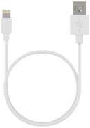 Кабель Maxvi (MC-03) Apple 8-pin, 1 м, 2A, белый