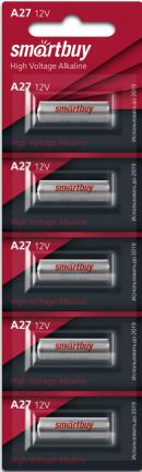 Батарейки Smartbuy 27A в блистере 5 штук