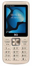 Телефон BQ 2455 Boom Quattro, 4 SIM, золотистый
