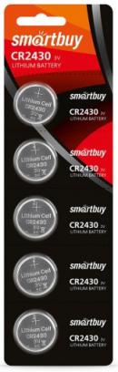 Батарейка Smartbuy CR2430 в блистере 5 штук