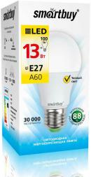 Светодиодная лампа Smartbuy SBL-A60-13-30K-E27-A теплый