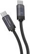 фото Кабель Deppa (72539) USB-C - USB-C, 5 A, 100 Вт, 1.2 м, черный