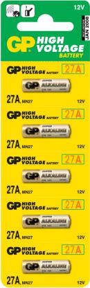 Батарейки GP SUPER  27A в блистере 5 штук