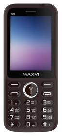 Телефон MAXVI K32, коричневый