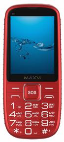 Телефон MAXVI B9, красный