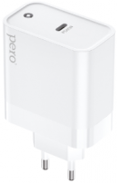 Сетевое зарядное устройство Pero (TC16) USB-C, PD, 65 Вт, белый