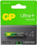 Батарейки GP G-TECH Ultra Plus R03/AAA в упаковке 4 штуки