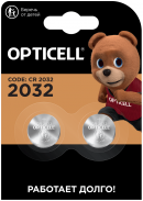Батарейки Opticell CR2032 в блистере 2 штуки