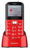 Телефон MAXVI B6ds, красный