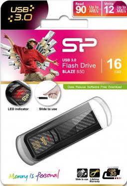 USB флэш накопитель  8 Gb Silicon Power Blaze B50 Black USB 3.0.jpg