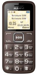 Телефон MAXVI B2, коричневый