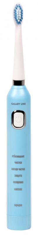 Электрическая зубная щетка GALAXY LINE GL4980, белый/голубой
