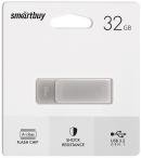 Флешка SmartBuy M1 Metal USB 3.0, 32 ГБ, серебристый