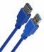 фото Кабель SmartBuy K870 удлинитель USB 3.0 M-F - 1,8 м синий