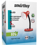 Светодиодный настольный светильник SmartBuy SBL-4013-5-R Red