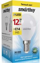 Светодиодная лампа SmartBuy SBL-P45-12-30K-E14 теплый свет