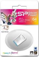 Флешка 64Gb Silicon Power Touch T06 White