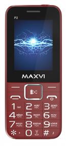 Телефон MAXVI P2, 2 SIM, красный