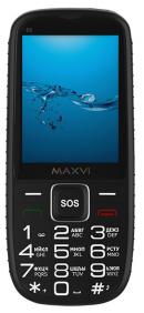 Телефон MAXVI B9, черный