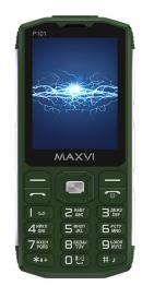 Телефон MAXVI P101, 2 SIM, зеленый