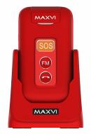 Телефон MAXVI E5, красный